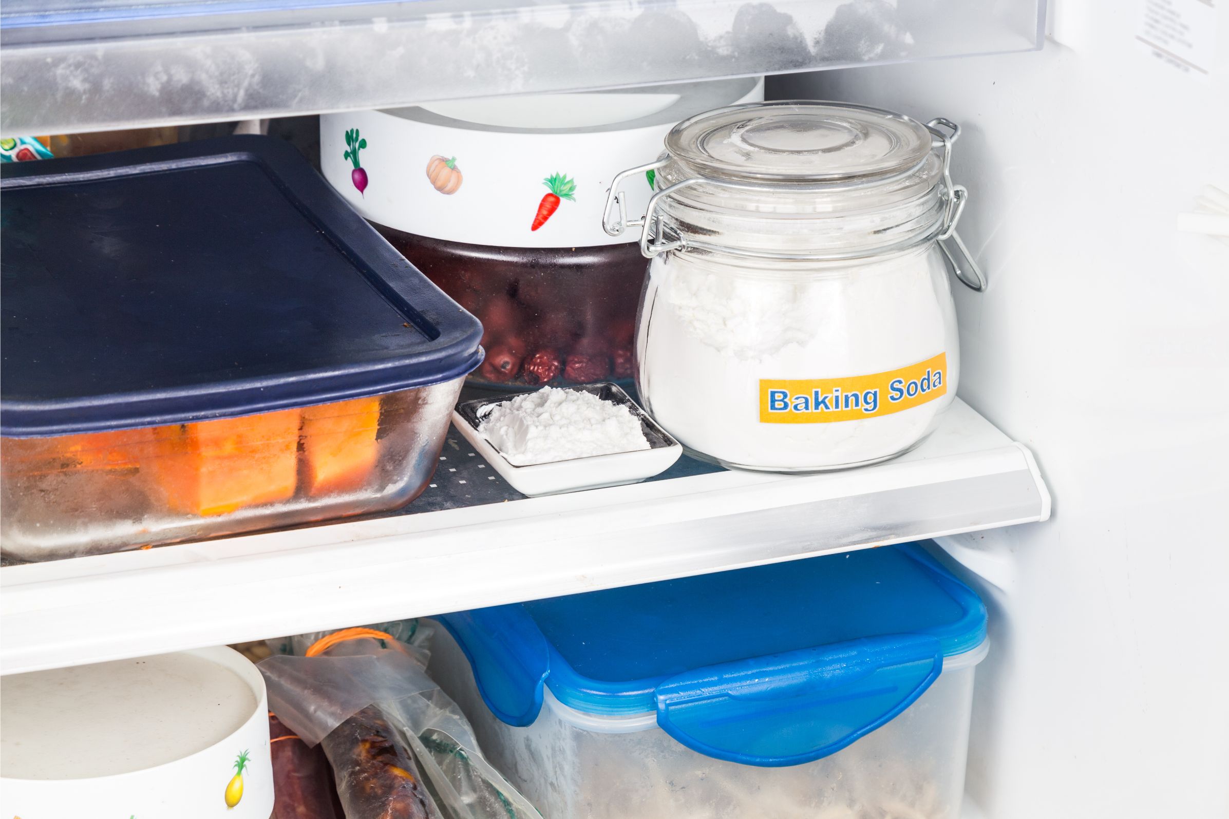 Khử mùi tủ lạnh bằng baking soda