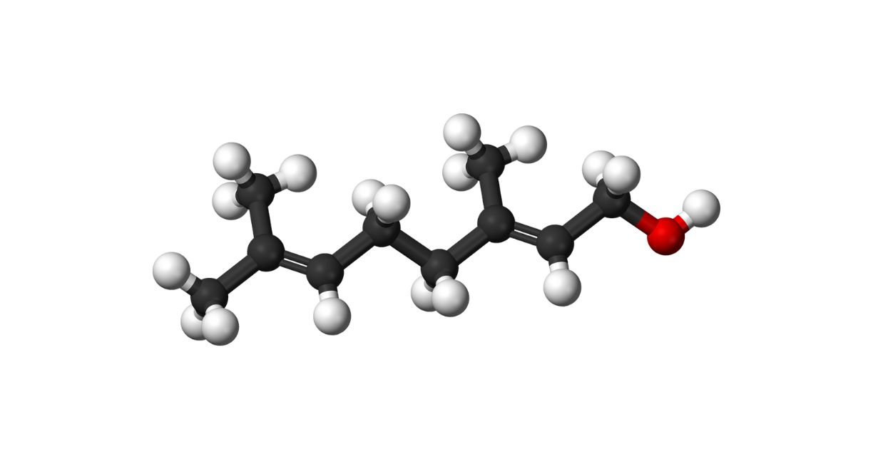 Cấu trúc phân tử geraniol